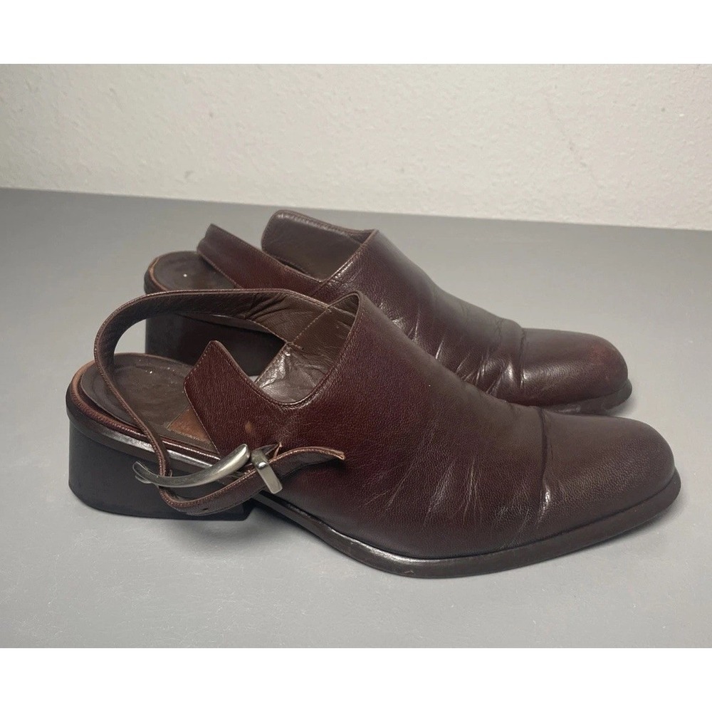 Vintage Goffredo Fantini‎ Slingback Shoes Women's Size 37 Made in Italy